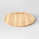 Rubberwood Round Serving Platter - 15.98" Brown by Threshold™