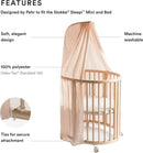 Dreamy Crib Canopy - Pink