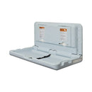 Horizontal Wall-Mounted Changing Station - Blue/Grey Speckled