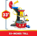 Mighty Lookout Tower with 4 Exclusive Bonus Action Figures, Toy Car, Lights and Sounds