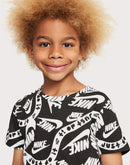 Nike All-Over Print Futura Tee Pre-School