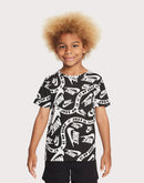 Nike All-Over Print Futura Tee Pre-School