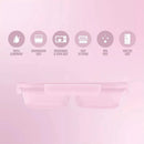 Snap and Nest 10pc 4 compartment Snack Food Storage Container Set Prism