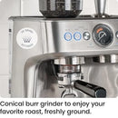 Chefman Crema Supreme 15-Bar Espresso Machine With Milk Frother and Professional Grinder