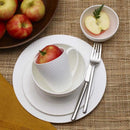 Bone China Dinnerware Set - White