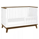 Scoot 3-in-1 Convertible Crib with Toddler Bed Kit - White/Natural Walnut