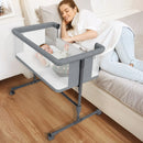 3 in 1 Baby Bassinet Beside Sleeper - Adjustable Height