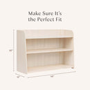 Montessori 3 Shelf Bookcase - Washed Natural