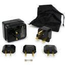 Travel Voltage Converter and Adapter Kit with Pouch