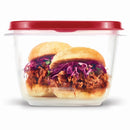 EasyFindLids 24 Piece Food Storage Containers Variety Set, Red