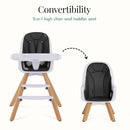 Zoodle 3-in-1 High Chair - Black