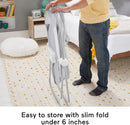 Portable Baby Crib Bassinet - Grey