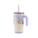 14oz Coldee Vacuum Insulated Stainless Steel Straw Mermaid Tumbler