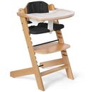 Wooden High Chair for Babies & Toddlers - Black