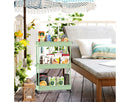Slim Rolling Storage Cart - Green