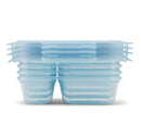 8-Piece Snap and Nest Snack Divided Food Storage Containers - Blue