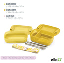 Ello Stackable Bento Lunch Container - Yellow