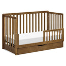 Colby 4-in-1 Convertible Crib with Trundle Drawer - Walnut