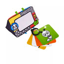 Black White and Bright Floor Mirror: Shapes and Colors, Patterns - Illustrated Animals