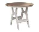 Berlin Gardens, Harbor 38″ Round Table, Hammered Top: Bronze on Seashell