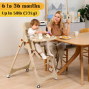 6-in-1 Convertible High Chair with Rocker - Brown
