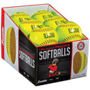 Franklin Yellow Synthetic Softballs 12 in. 1 pk, Pack of 12