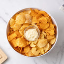 Cook With Color 2pc Football Bowls Cream/Gold