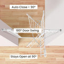Baby Gate for Stairs and Doorways - White