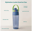 24oz Aura Tritan Water Bottle - Iron Blue/Yellow