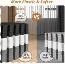 36Pcs Baby Play Mat 11.8 X 11.8 X 0.6In - Brown-White-Black