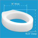 Toilet Seat Riser - White