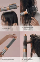 Dyson Airwrap Id Multi-Styler and Dryer for Straight & Wavy Hair in Red Velvet