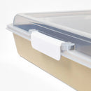 Nonstick Aluminized Steel Cake Pan Set with Lid - Gold