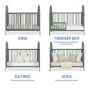 Eloise 4-in-1 Convertible Crib - Greenguard Gold Certified - Grassy Glen