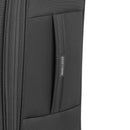 Checked Spinner Suitcase - Black