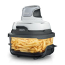 Crispi 3-in-1 Glass Air Fryer, 4-Qt Glass Container with Lid - White