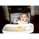 Simple Fold Full Size High Chair with Adjustable Tray - Free Spirit Purple