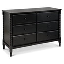 Jenny Lind Spindle 6-Drawer Dresser - Ebony