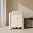 2-Drawer Nightstand - Frosted Oat