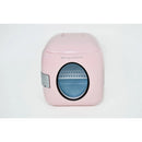 Retro Pink Mini Beverage Cooler - Portable