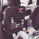 Back Seat Car Organizer for Kid Toys, Books, and Snacks - Black