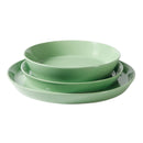 Everyday Faretta Green 12-Piece Fine Ceramic Dinnerware Set