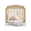 Stella 4-in-1 Convertible Mini Crib with Mattress - Driftwood