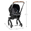 Shyft DualRide Travel System with Carryall Storage - Boone Gray