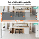 118" Retractable Baby Gates Extra Wide - Gray