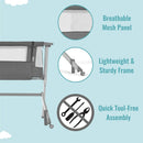 Skylar Bassinet and Bedside Sleeper - Grey