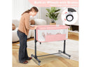 2 in 1 Baby Bassinet Bedside Sleeper - Pink