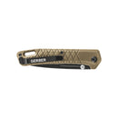 Gerber Coyote Brown Steel > 6 in. Zilch Folding Knife