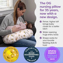 Ergonomic Nursing Pillow - Tan Happy Houseplants