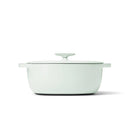 8.5 qt Enameled Cast Iron Oval Dutch Oven with Lid - Light Mist